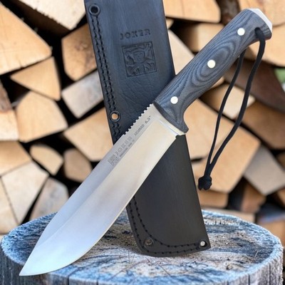 Joker Nomad 6.5 Fixed Knife 6¾  Full Tang Bohler N695 Steel Blade Micarta Handle