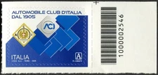 ITALY 2025: Automobile Club d’Italia - ACI with barcode 2546