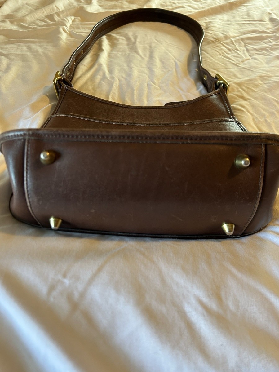 Brown Leather Coach Vintage 1990s Purse crossbody bag 9996 | eBay