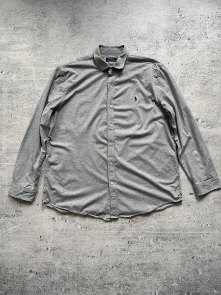 Men Polo Ralph Lauren Shirt Grey 44 / XXL / 52 #CO3H