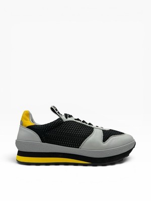 Givenchy TR3 Sneakers Size 46 US 13 Black Gray Yellow Low Top Runner
