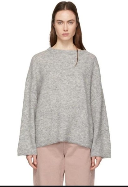 Women Won Hundred Sweater Grey Wool 40