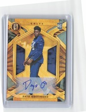 2021 Panini Gold Standard #171 Dayo Odeyingbo Rookies Autographs Platinum #/49