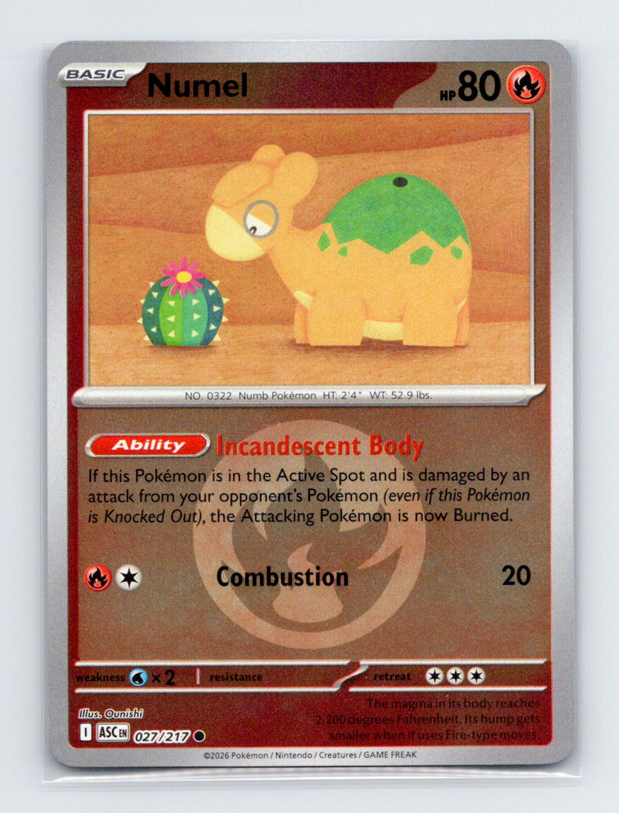 Numel - (Energy Symbol Pattern) Reverse Holo Common ME: Ascended Heroes 027/217