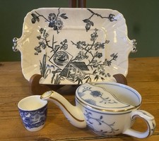 Antique Joblot Of Assorted Porcelain/ Ceramics, Plate, Egg Cup, Feeding Cup