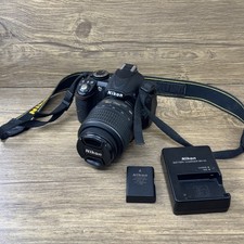 Nikon D3100 14MP DSLR Camera W 18-55mm Lens And Charger