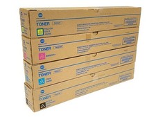 Genuine Konica Minolta TN324 Full Toner Set of 4 CMYK Bizhub TN-324 OEM NEW