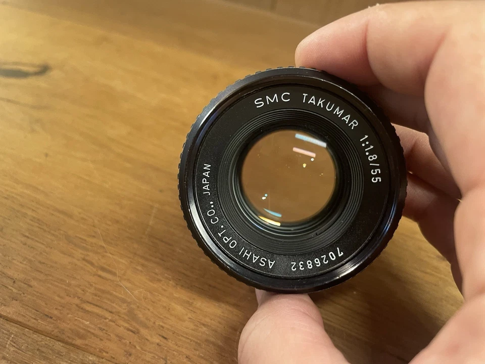 *2 Lens Set : Near Mint ++* Pentax SMC Takumar 55mm F/1.8 & 200mm F/4 From Japan - Image 2 of 4