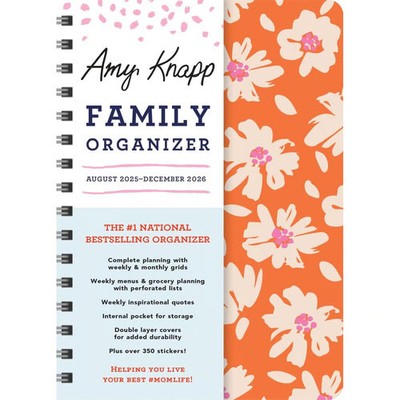 Sourcebooks,  Amy Knapps Family Organizer 17 Month 2026 Engagement Planner, 9.13