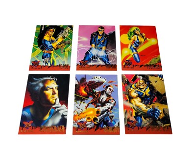 1995 Fleer Ultra X-Factor Forge Havok Polaris Quicksilver Random Strong Guy