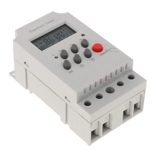 LCD Digital Zeitschaltuhr Zeitschaltuhr Micro Time Relay Programmierbarer DC12V - Bild 4 von 15