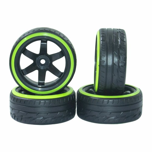 1/10 RC Wheel & Drift Tyre Set 12mm HEX For Traxxas For HSP On-road Drifting Car - Picture 8 of 53