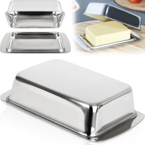 Excellent Houseware Butterdose - Edelstahl (A12210060)
