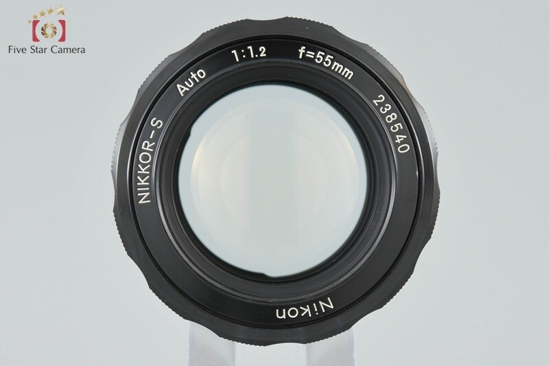 ニコン Nikon Nikkor-s Non-AI 55mm 1.2 #2186 Near MINT-] Nikon Nikkor-S Auto Non Ai 55mm F/1.2 MF Lens F