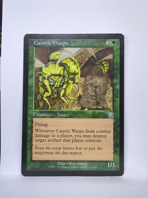 MTG Caustic Wasps Mercadian Masques MMQ 234/350 Regular Uncommon