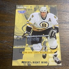 CAM NEELY 1994-95 Fleer Starting Lineup Card #15 Boston Bruins HOF Hockey NHL