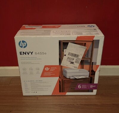 HP ENVY 6455E Wireless All-In-One Color Printer Scanner Copier
