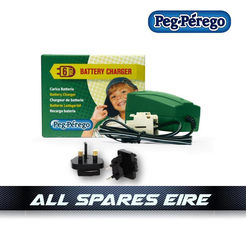 Peg Perego 12 Volt Battery Charger – Official Charger For All Peg Perego 12V Ride-On Toys
