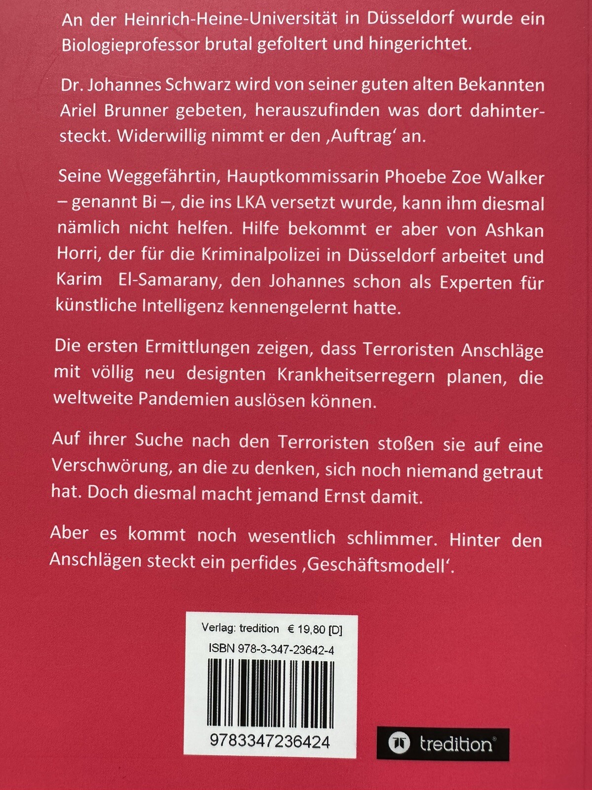 Thumbnail - Menschenversuche Von Michael Lindenberg Düsseldorf Uni Krimi Nagelneu