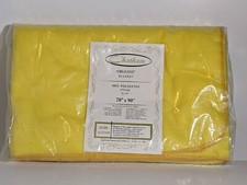 NEW NOS Chatham Orleans Vintage Blanket 100% Polyester 70 x 90 Yellow SEALED