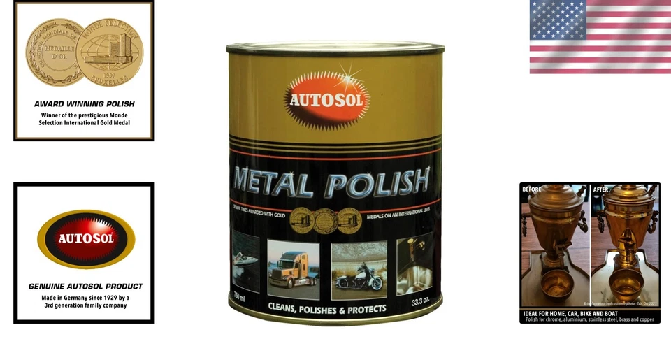 Award-Winning Metal Polish - 750 ml Liquid for Brilliant Shine & Protection - Image 2 of 4