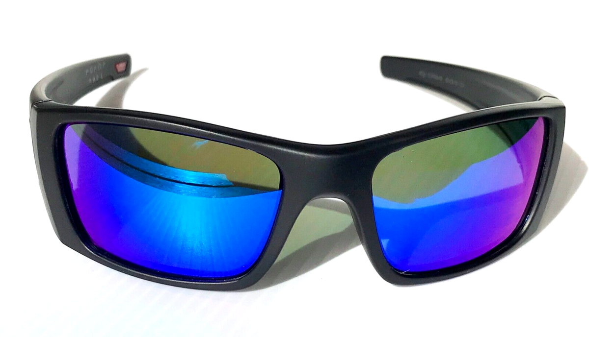 OAKLEY FUEL CELL Tonal USA Flag w POLARIZED Galaxy Blue Lens