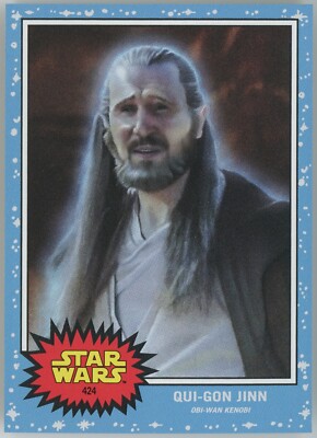 QUI-GON JINN (Obi-Wan Kenobi) 2023 Topps Star Wars Living Card #424