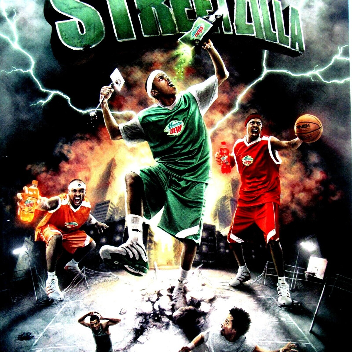 Mountain Dew Streetzilla Dew Made Them Unstoppable Original 2005