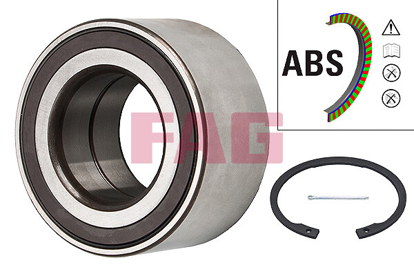 FAG 713 6197 90 Wheel Bearing Kit For CitroËN Dodge Jeep Mitsubishi Peugeot-image