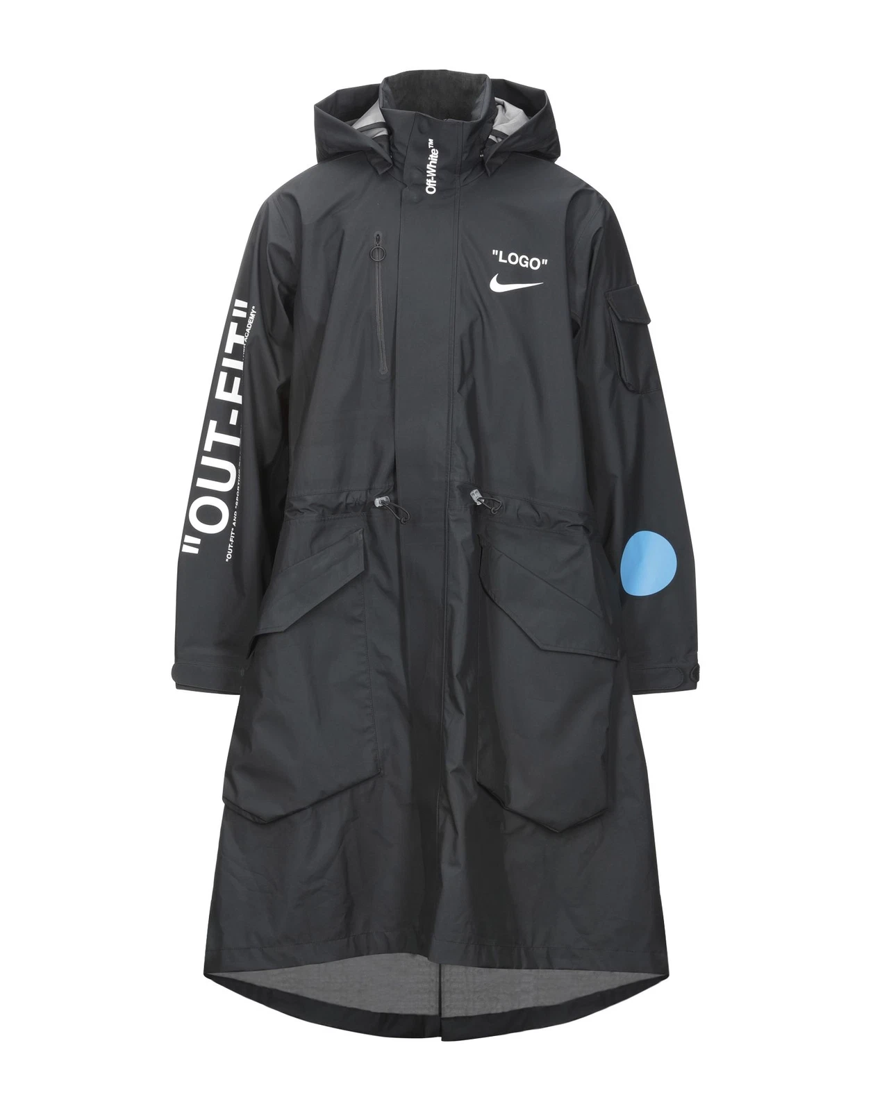 Giacca con cappuccio Nike x Off White Mercurial senza prezzo di riserva nera taglia XL