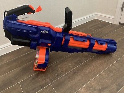 NERF Elite Titan CS 50 Blaster With 50 Official Darts Ages 8+ Toy
