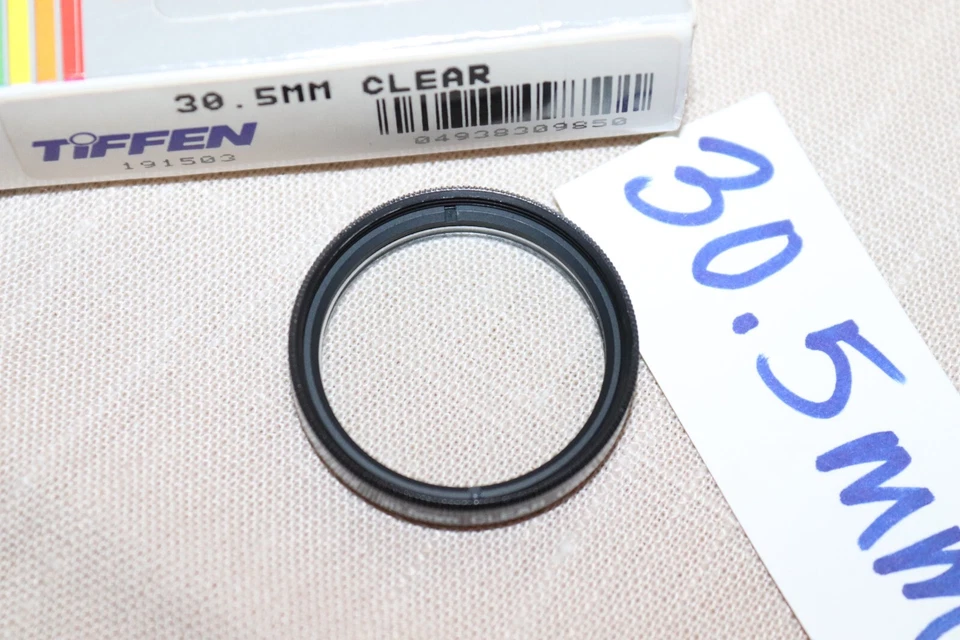 New Vtg TIFFEN 30.5mm CLEAR FILTER USA 30.5mm Optically Clear Threaded Filter - Image 3 of 4