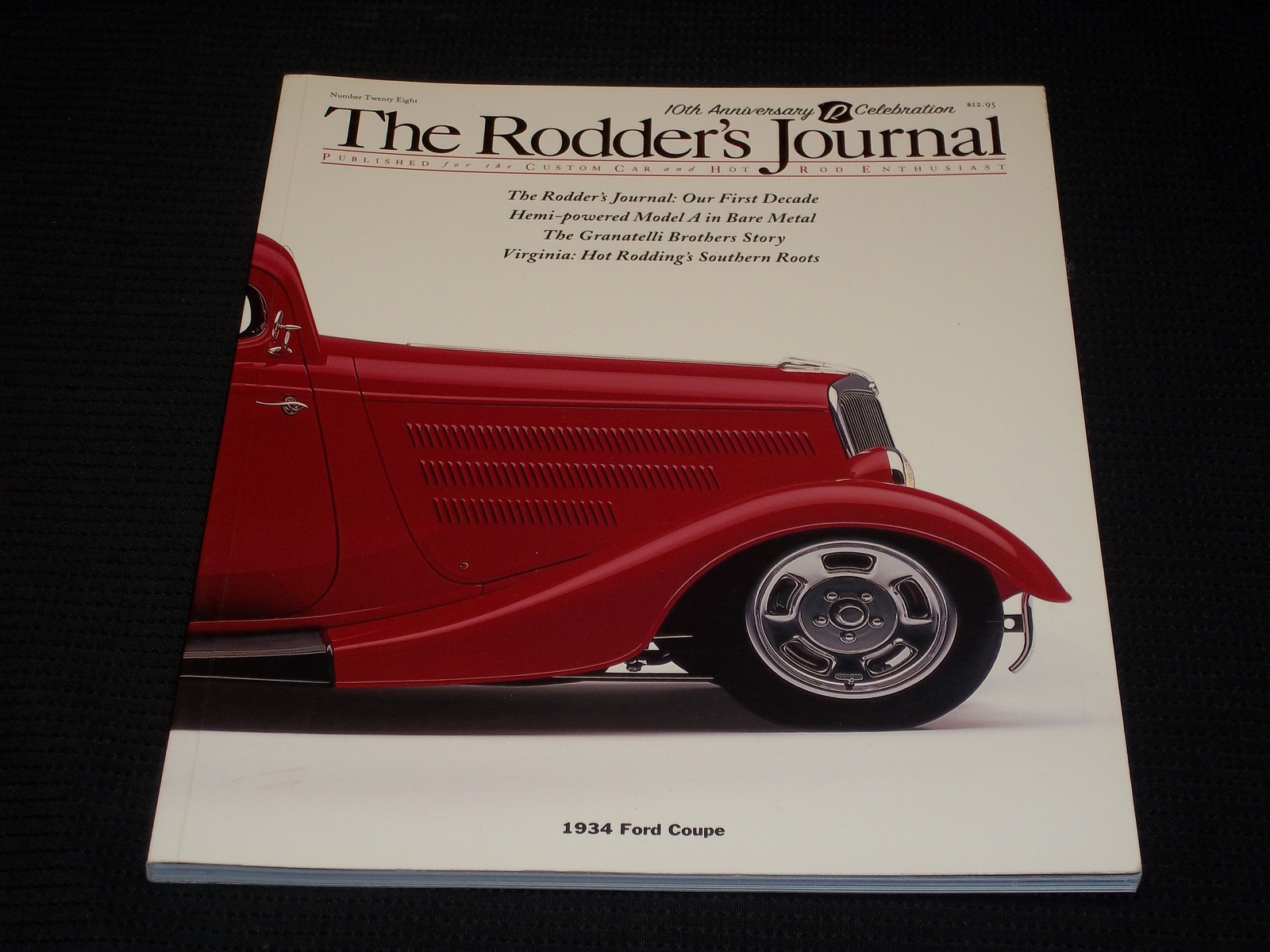 ISSUE #28 THE RODDER'S JOURNAL MAGAZINE - 1934 FORD COUPE COVER - L ...