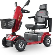 4 Wheel Mobility Scooter, Electric Mobility Scooter for Adults and Seniors S500