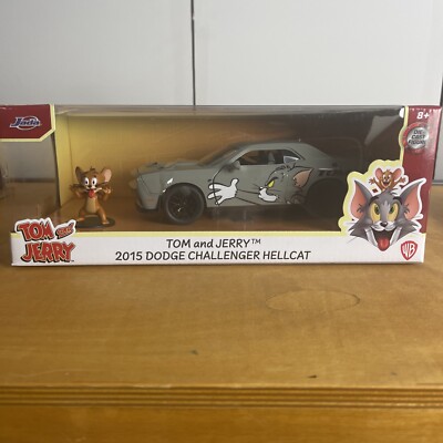 Tom and Jerry HWR with Figure 1:24 Scale 1.75 Inches Tall Ages 8