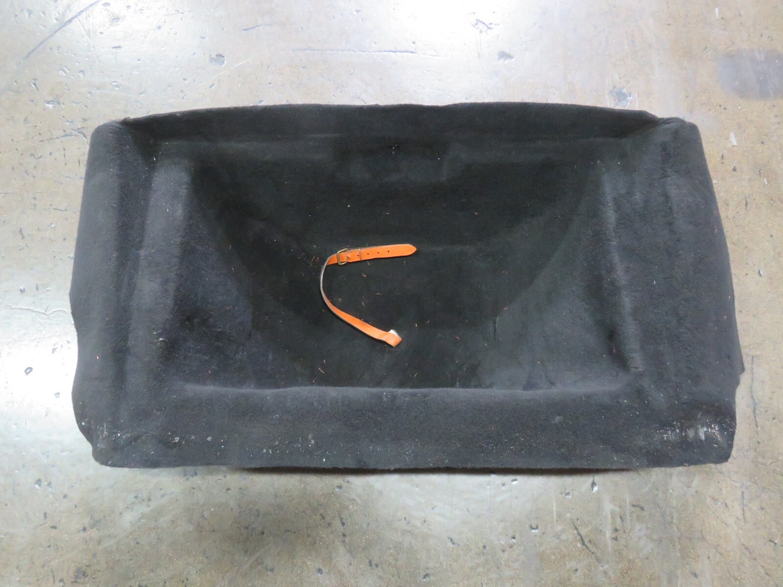 Ferrari 575, Trunk Carpet Bottom, Black, Used, P/N 66076700