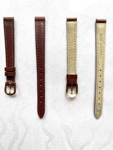 BRACELET DE MONTRE MARQUE FLEURUS EN CUIR FAÇON CROCO SAUVAGE