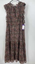 BB Dakota X Steve Madden Sz 2XL Floral Chiffon Dress $119