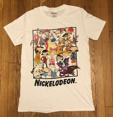 Nickelodeon Throwback 90's TV Retro Cartoon Characters Mens T