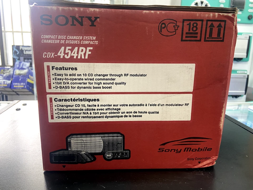 SONY CDX-454RF 10-DISC ADD-ON CD CHANGER *CLASSIC* - Image 4 of 4
