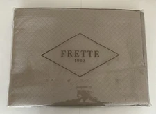 Frette Luxury Melody Coverlet Bedspread King Khaki