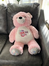 Pink Bear Stuffed Toy Teddy Bear Plush Way To Celebrate Sparkle Plush 27  