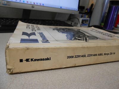 OEM Kawasaki Factory Service Manual 2008 ZZR1400/ABS/Ninja ZX-14