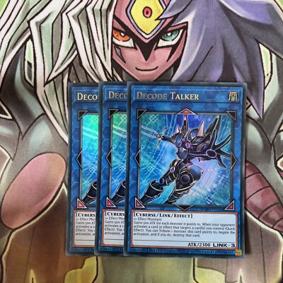 DUPO-DE106 x3 Decode Talker Ultra Rare Top Zustand Yugioh