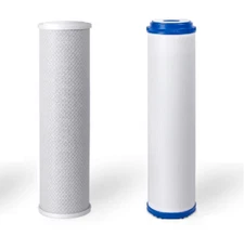 Premier Water Filters: Carbon Block and GAC Cartridge - 5 micron 2.75" x 9.75"
