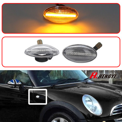2x SEITENBLINKER BLINKER BLINKLEUCHTE  FÜR MINI R50 R53 R52 ONE Cooper S WEIß