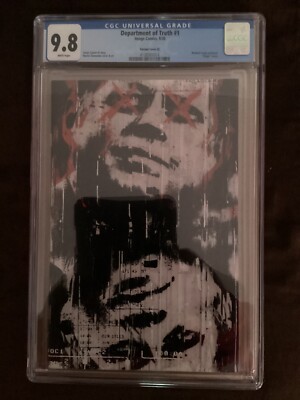 DEPARTMENT OF TRUTH #1 Virgin CGC 9.8 Wanted Comix Cover Tynion