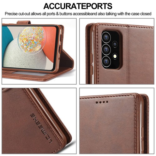 For Samsung Galaxy A13/A23/A33/A53/A73 Slim Leather Wallet Case Card Flip Cover - Picture 12 of 33