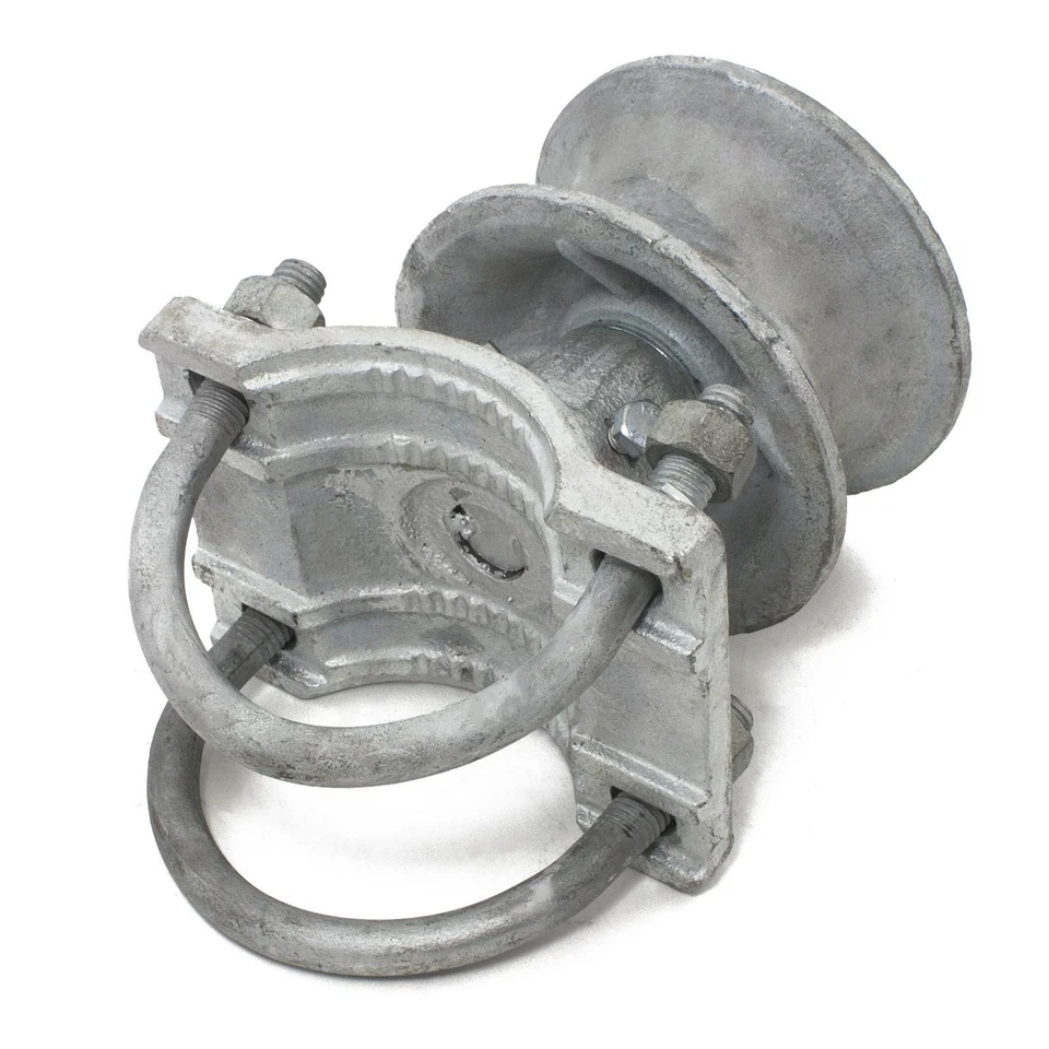 (4 件装)4 英寸圆柱 x 2 1/2 英寸圆门框架钢悬臂滚轮 — 第 2/4 张图片