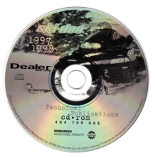 Genuine Ski-Doo Service/Repair, Owner's & Parts Manual CD All 1997-1998 Models